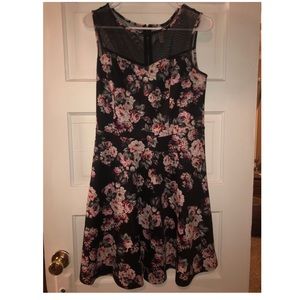 Floral knee length dress